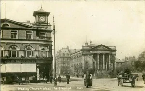 ECHTFOTO-POSTKARTE VON WESLEY CHURCH WEST HARTLEPOOL, COUNTY DURHAM PHOENIX #2127 - Bild 1 von 2