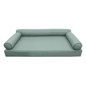 STYLE6 Mattress & Pillow Daybed Porch Swing Contrast Trim Twin AD002 COVERS ONLY - Picture 1 of 15