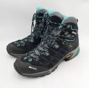 Meindl Women's Navy Turqouise Kapstadt Lady GTX Walking Boots Size UK 5 - Used - Picture 1 of 9