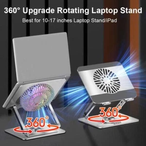 with Magnetic Fan NotebookCooling Bracket Tablet Riser Holder - Afbeelding 1 van 9