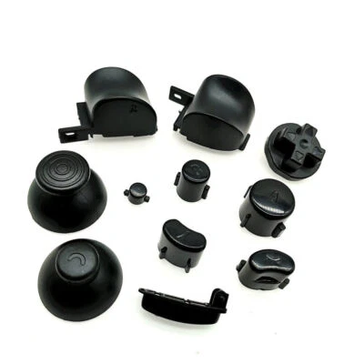 Black Full Set L R ABXY Z Keypads Buttons For GameCube Controller For NGC - Image 1 of 2