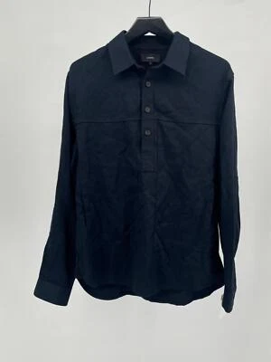 Vince Shirt Long Sleeve Twill Popover Navy Blue Men Sz M NEW NWT N128 - Image 1 of 2