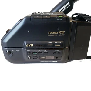 JVC GR-AX7 Compact VHS-C Video Movie Camera Camcorder with soft bag - Picture 1 of 8