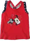 Infant Girls Disney Minnie Mouse USA Patriotic Glitter Star Tee Shirt