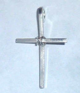 Bound Cross Artisan 925 Solid Sterling Silver 1.25 inch Necklace by SmithSilver - Picture 1 of 7