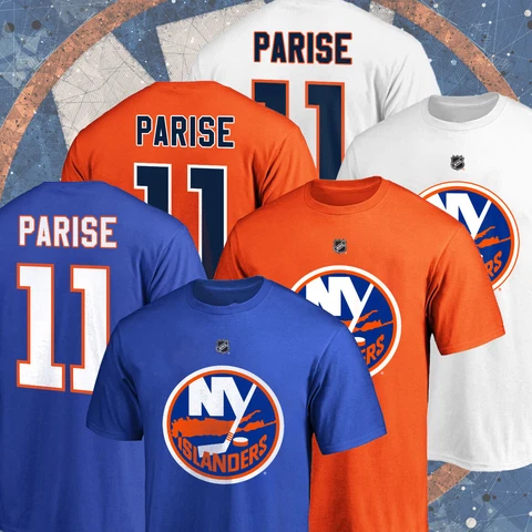 HOT HOT!! Zach Parise #11 New York Islanders Name & Number Player T-Shirt S-5XL Cover