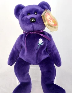 Princess Diana Beanie Baby 1st edition 1997 PE pellets Hang Tag Brand New - Picture 1 of 7