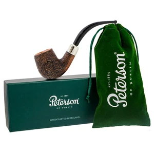 Pipa de tabaco de billar Peterson Arklow Sandblasted 65, cola de pescado, 3 mm, doblada - Imagen 1 de 8