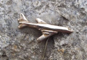 Antik Tupolew Tu 104 Erster sowjetischer Passagierjet Verkehrsflugzeug Flugzeug Pin Abzeichen - Bild 1 von 2