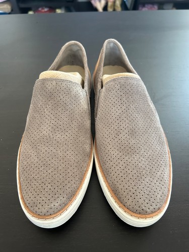 UGG Australia Adley 1019690 mocassino slip on in pelle grigio marrone colore taglia 8