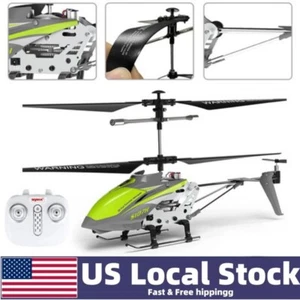 2.4Ghz Syma S107H 3.5CH Remote Control Rc Helicopter w/ Led Light Toy Gifts Kids - Picture 1 of 7