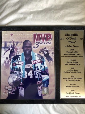 shaquille o'neal plaque Cover
