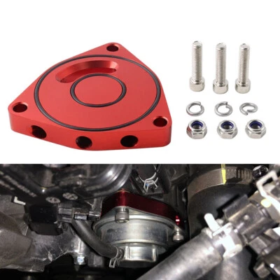 Placa espaciadora adaptador válvula soplado billet rojo apto para Honda Civic 1.5T 2015-21 Foto 1 de 4