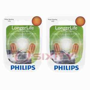 2 pc Philips Front Side Marker Light Bulbs for Dodge 600 Caravan Grand jt