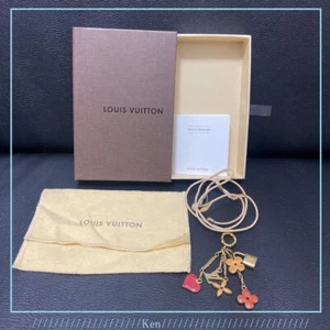 LOUIS VUITTON Halskette Top Tasche Charm Schlüsselring Kette AUTHENTISCH Pandan Tiff Blume Kostenloser Versand  - Bild 1 von 4