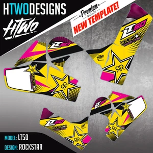 SUZUKI LT50 GRAPHICS KIT TO FIT LT 50 STICKERS QUAD DECALS STICKER GRAPHIC DECAL - Picture 1 of 2