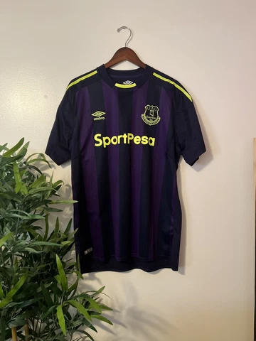 EVERTON 2017/2018 THIRD 3rd Football Shirt XL Wayne Rooney 200th Goal Cover