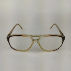 Vintage KENNEDY Brown Fade Aviator Style Eyeglass FRAMES ONLY 54-16-140 - Picture 1 of 7