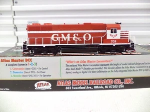 Atlas Ho 8970, GP-38 locomotive, GM&O 709, DCC - Picture 1 of 5