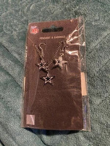 Dallas Cowboys Necklace Pendant & Earring Set Wincraft - Picture 1 of 1