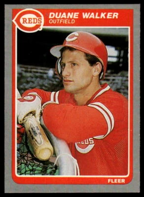 1985 Fleer #554 Duane Walker - Image 1 of 2