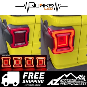 Quake LED Tempest Sequential Tail Lights Kit for '18-Up Jeep Wrangler JL / JLU - Picture 1 of 7