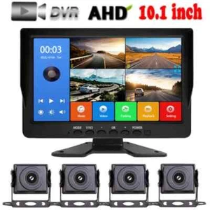 10.1Inch Screen Car/RV/Bus/Truck AHD Monitor 1080P Vehicle 4 Channel CCTV Camera - Bild 1 von 29