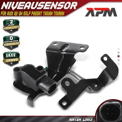 Niveausensor Höhensensor Hinten Links für Audi Q3 VW Golf 6 Passat Tiguan Touran - Bild 1 von 4