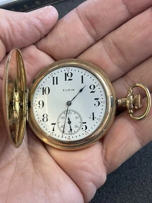Reloj Bolsillo Circa 1915 Elgin Grado 314 Modelo 2...TJ445 Foto 1 de 4