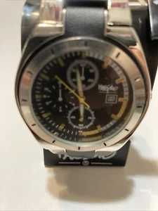 Reloj MOSSIMO HOMBRE MM90060 Cuarzo Plata y Correa Cuero Necesita Batería - Imagen 1 de 8