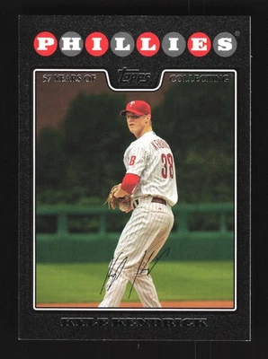 Kyle Kendrick Philadelphia Phillies Topps 2008 Black #28 SN /57 - Image 1 of 2
