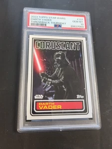 2023 STAR WARS THROWBACK THURSDAY #137  DARTH VADER   PSA 10 GEM MINT  - Picture 1 of 2