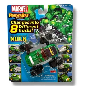 MARVEL The Incredible Hulk Regener8'rs Transformer Style Trucks 2002 NRFP vtg - Picture 1 of 5