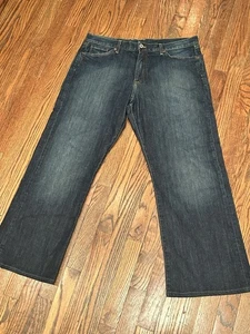 Lucky Brand by Gene Montesano Relaxed Bootleg Jeans Herren 36 Reg Schrittlänge Neu ohne Etikett - Bild 1 von 8