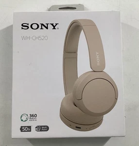 Sony WH-CH520 Auriculares Inalámbricos con Micrófono - Color Beige F2A-c - Imagen 1 de 4