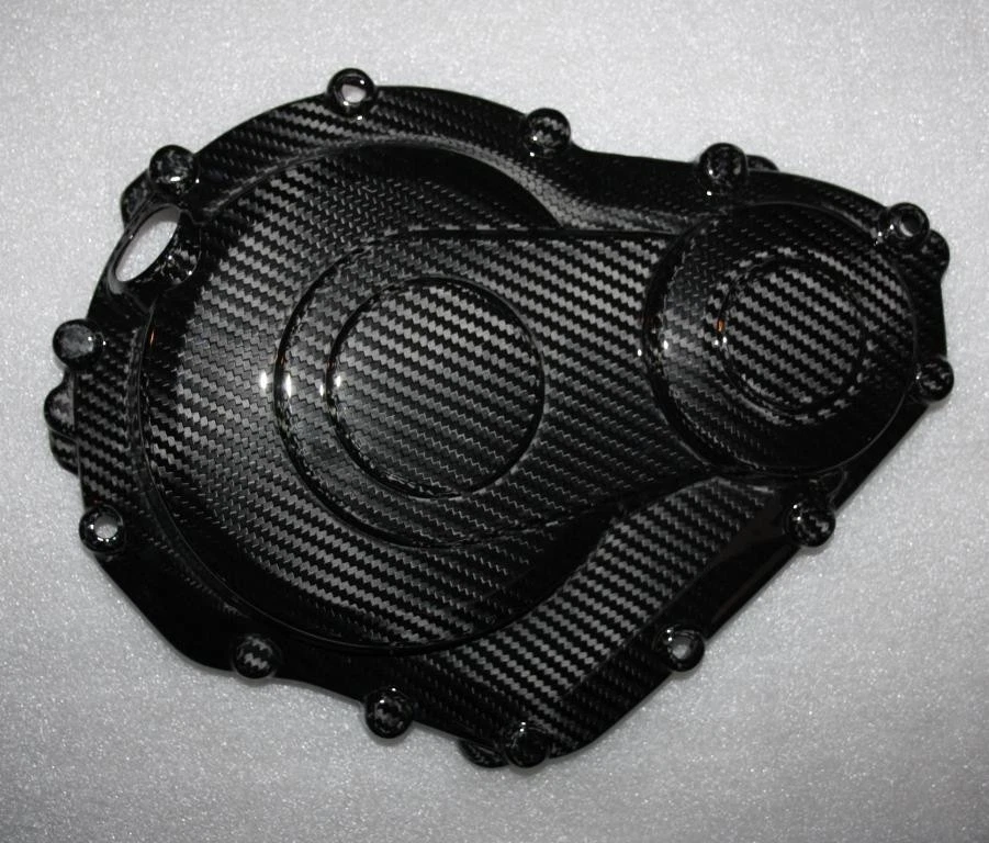 Protección del motor Suzuki GSXR 600 750 2011 2012 2013 2014 2015 2016 brillo de carbono Foto 1 de 1