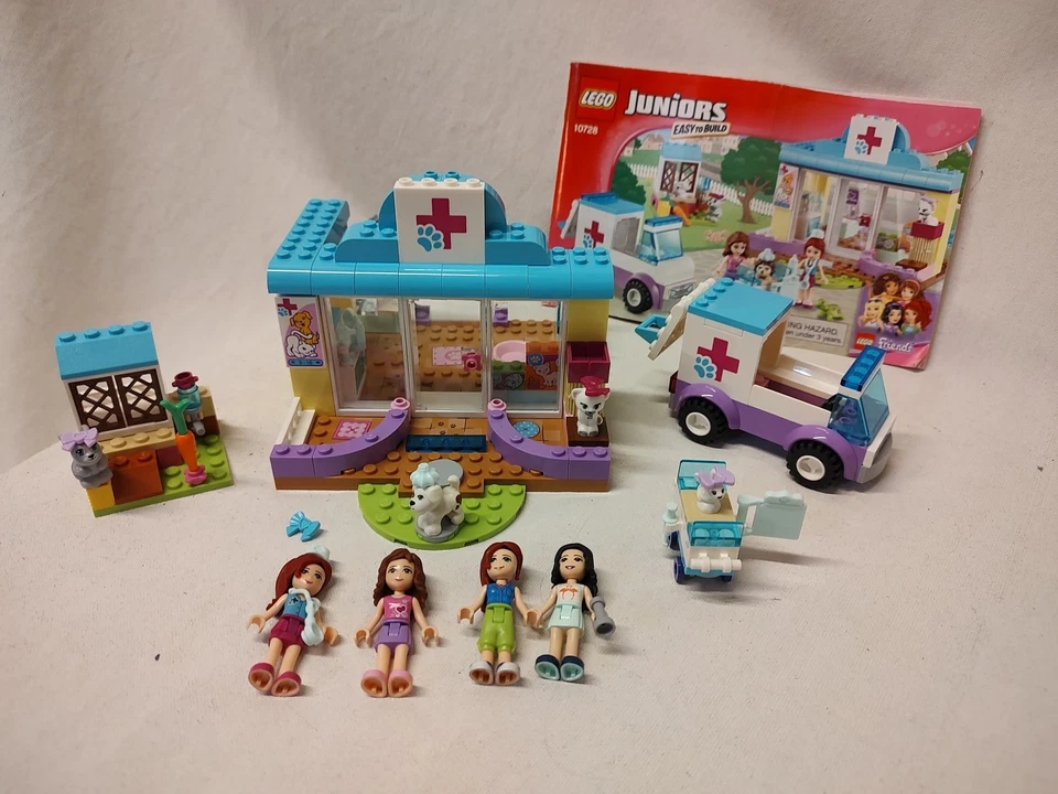 MIA'S VET CLINIC  LEGO Friends Juniors #10728 98% COMPLETE With Manual NO BOX - Image 1 of 4