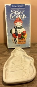 Neu im Karton Vintage LONGABERGER Keksform 1997 Snow Friends Serie "CHILLY" *lesen* - Bild 1 von 2
