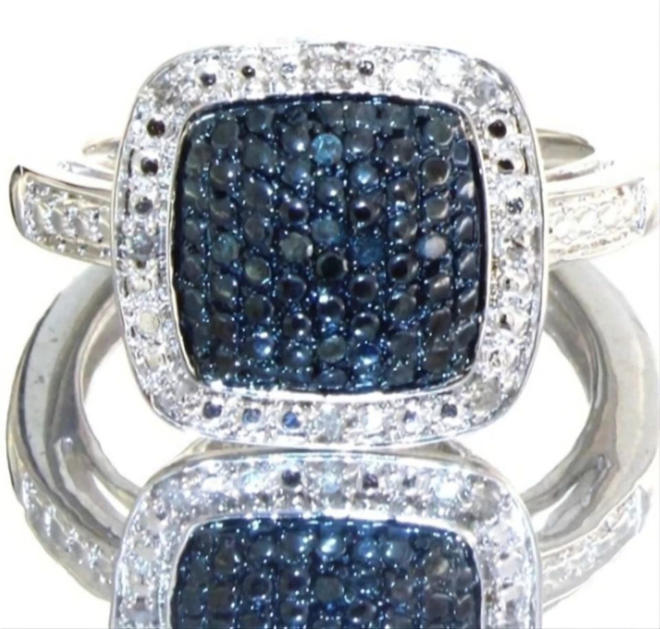 Blue Diamond Ring - Image 1 of 1