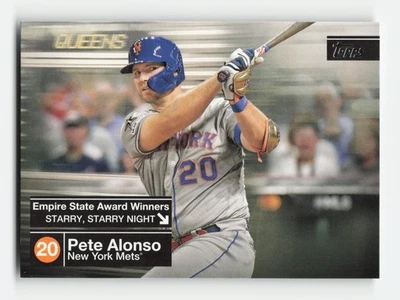 2020 Topps Empire State Award Winners #ESAW-14 Pete Alonso Near Mint or Better - Image 1 of 2
