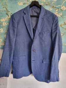 Mens Trent Nathan Linen Blazer - Picture 1 of 7