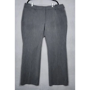 Lane Bryant Perfect Drape Damenhose 22 lang grau gerades Bein mittlerer Bund - Bild 1 von 17