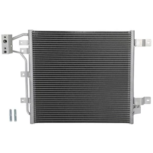 Aluminum AC Condenser Silver For 2012-2018 Jeep Wrangler JK 3.6L 4239 - Picture 1 of 7