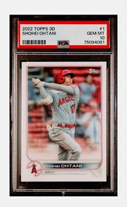 Ohtani 3D PSA 10 2022 Topps MLB 3D ShoHei Lenticular Angels Raro Súper Corto SP - Imagen 1 de 3