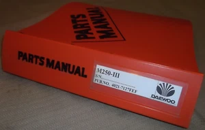 DAEWOO DOOSAN M250-III WHEEL LOADER PARTS MANUAL CATALOG BOOK - Picture 1 of 13