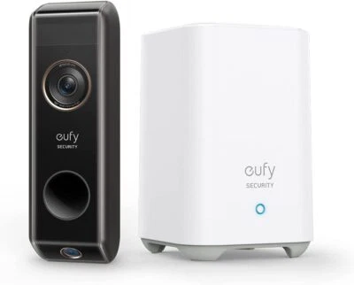 eufy Security Wireless Video Doorbell 2K Dual Camera Dual Motion Detect |Refurb - Image 1 of 4