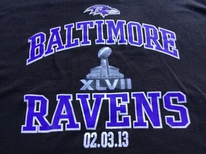Baltimore Ravens NFL Super Bowl XLVII Herren T-Shirt Delta Black XXL - Bild 1 von 4