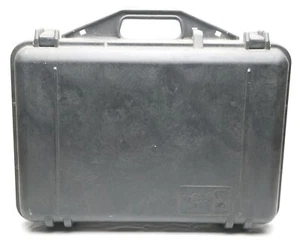 Estuche Pelican de Plástico Negro Impermeable Tamaño Mediano 17-1/4x11-1/4x4-3/4" Interior Limpio - Imagen 1 de 3