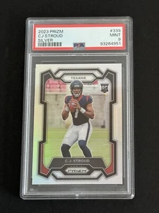 C.J. CJ STROUD 2023 PRIZM SILVER RC #339 PSA 9 - Picture 1 of 6