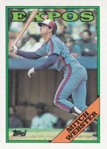 1988 TOPPS...MITCH WEBSTER...NRMT...CARD # 138...EXPOS...FREE COMBINED SHIPPING - Bild 1 von 1